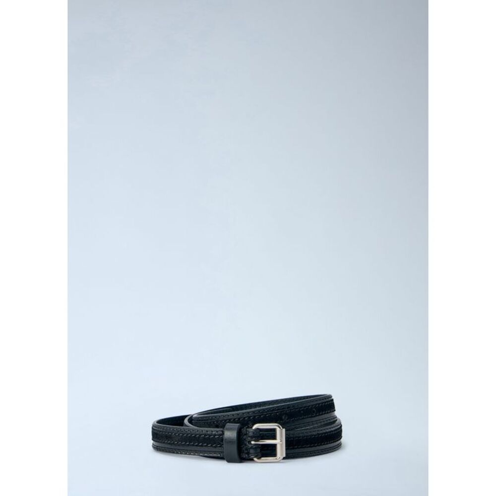 Dries Van Noten Men Smooth-Grain Leather Belt